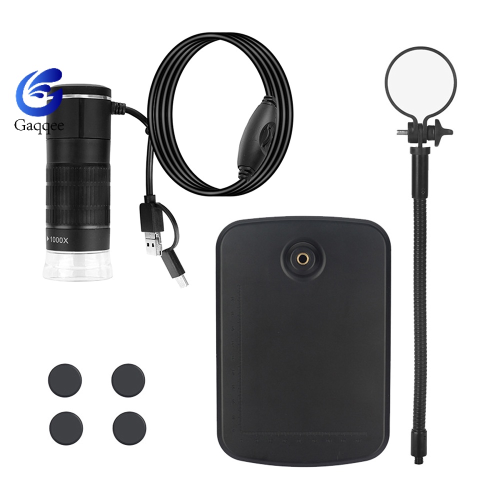 Kính Hiển Vi Kỹ Thuật Số 3 Trong 1 USB / Micro / Type-C Zoom HD 8 Led