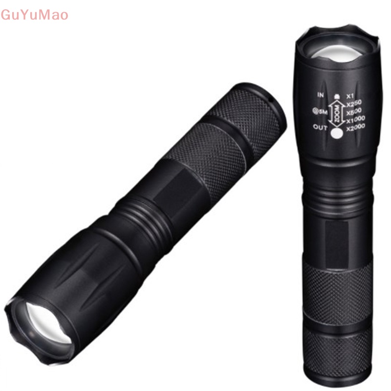 [cxGUYU] Đèn Pin LED Quân Đội 980000Lm Phóng To 5 Chế Độ Không Có PRTA