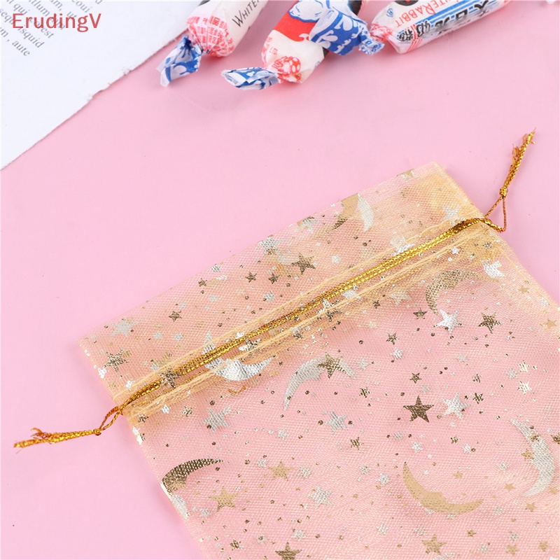 Bộ 50 Túi Đựng Kẹo Trang Trí Mặt Trăng Ramadan EID Mubarak