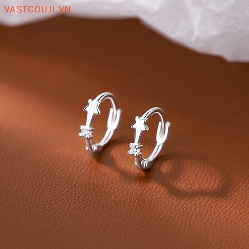 Bộ 2 Khuyên Tai Đính Đá Thời Trang Nữ Tính