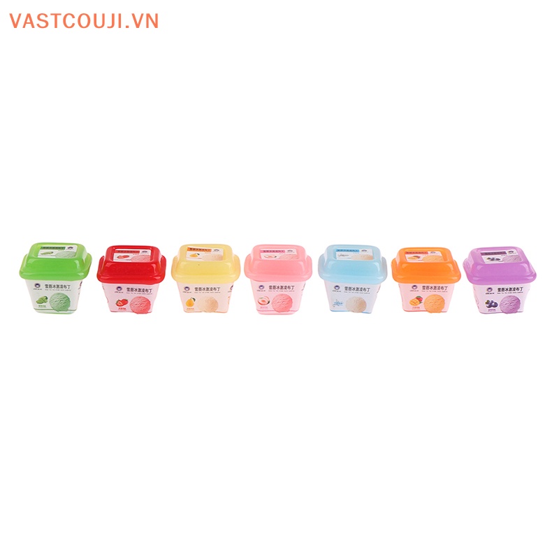 Set 5 Mô Hình Kem VASTJI Dùng Để Trang Trí Nhà Búp Bê