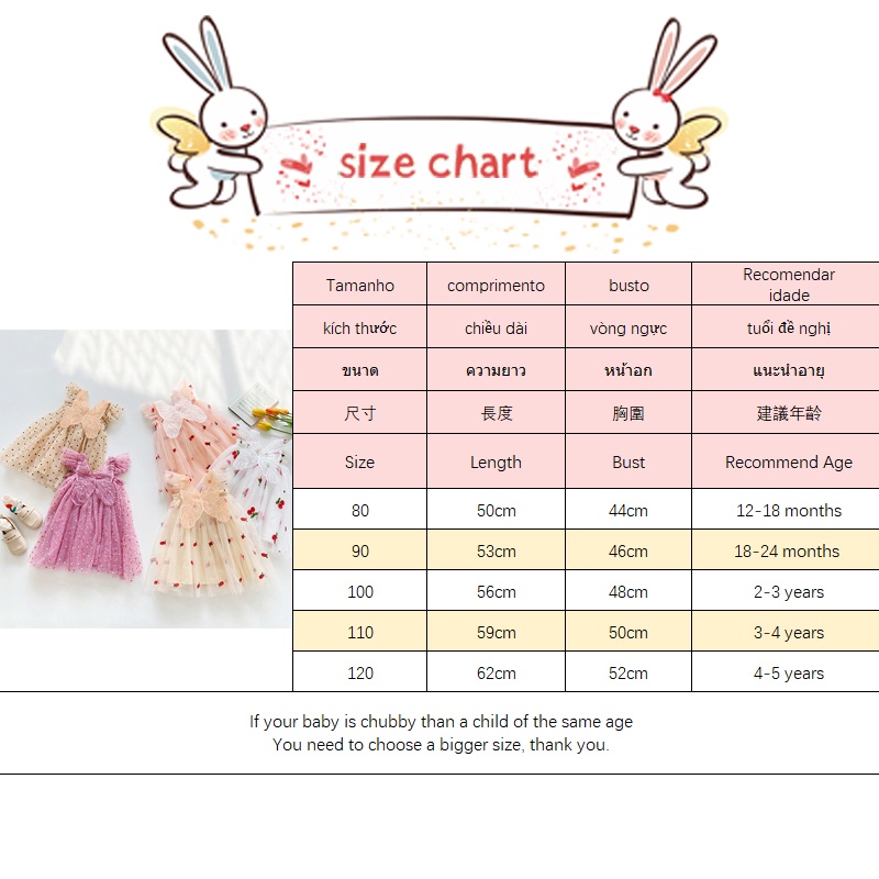 Đầm Xòe Hai Dây Thêu Họa Tiết Cherry Xinh Xắn Thời Trang Cho Bé Gái 1 Tuổi