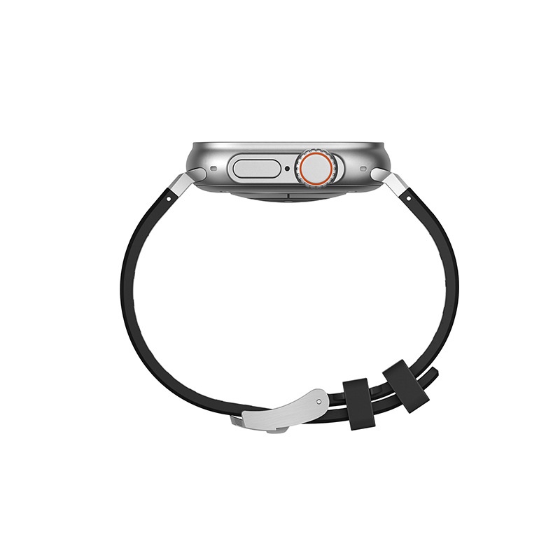 Dây Đeo Bằng Silicon + PC Sang Trọng Cho iWatch 8 7 6 5 4 3 Ultra 42mm 44mm 45mm 49mm