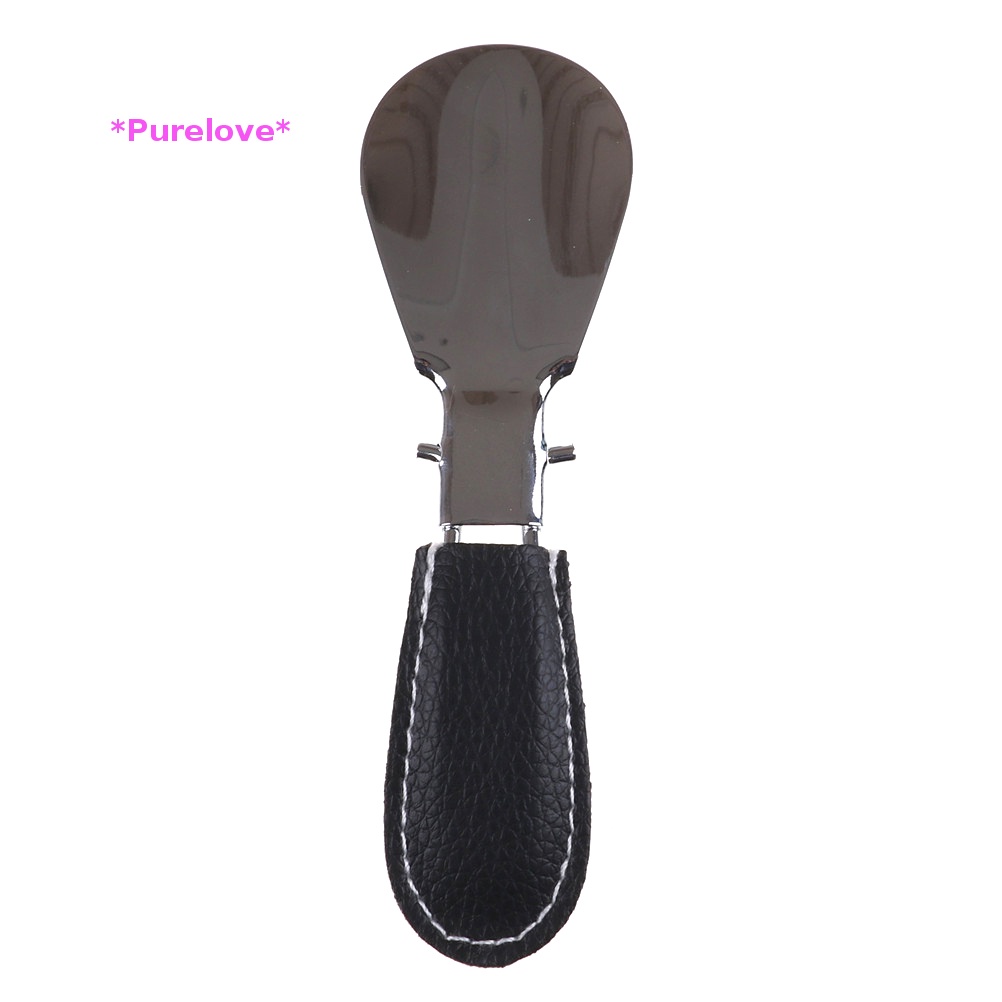 Sừng Giày Da PU Tay Cầm Inox 12 * 3.5cm Gấp Gọn Tiện Dụng