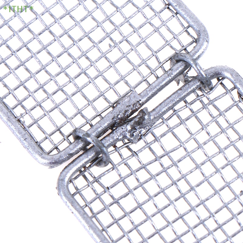 Kẹp Đồ Nướng Bbq Bằng Kim Loại Màu Bạc Trang Trí Nhà Búp Bê 1: 12 Mới
