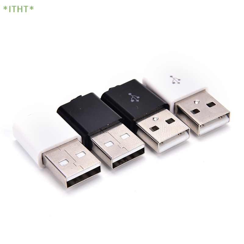 Bộ 10 Đầu Nối Chuyển Đổi usb male Sang nickel Góc Phải Mới