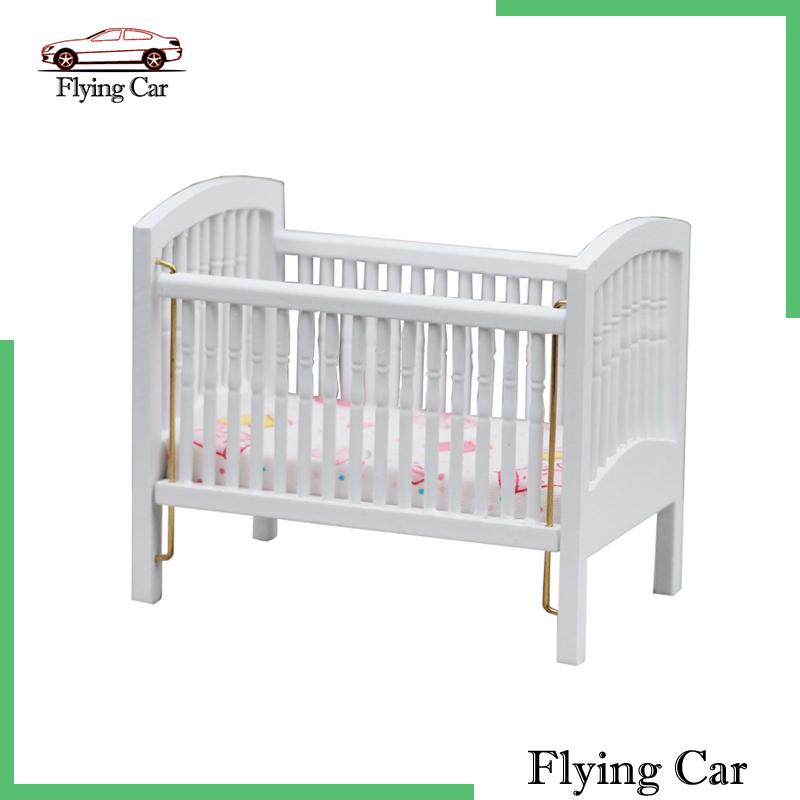 Nôi Em Bé Bằng Gỗ 1: 12 Cho Nhà Búp Bê [Lzdjfmy2]