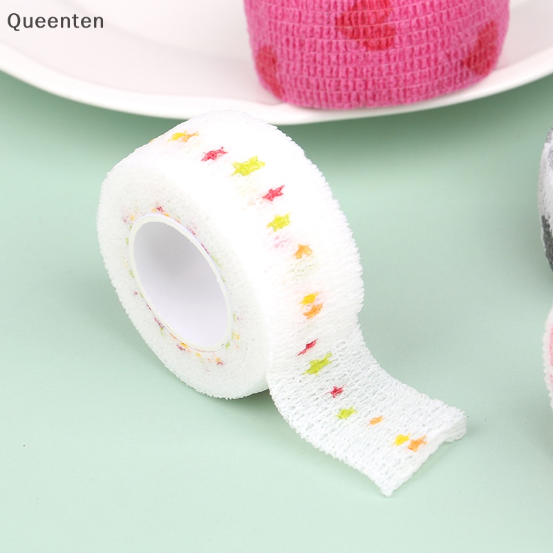 1 Băng Quấn Ngón Tay Co Giãn Tự Dính Nhiều Màu Sắc QT
