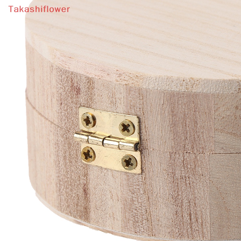 Hộp Đựng Trang Sức Hình Tròn Có Khóa Phong Cách Vintage Ốp