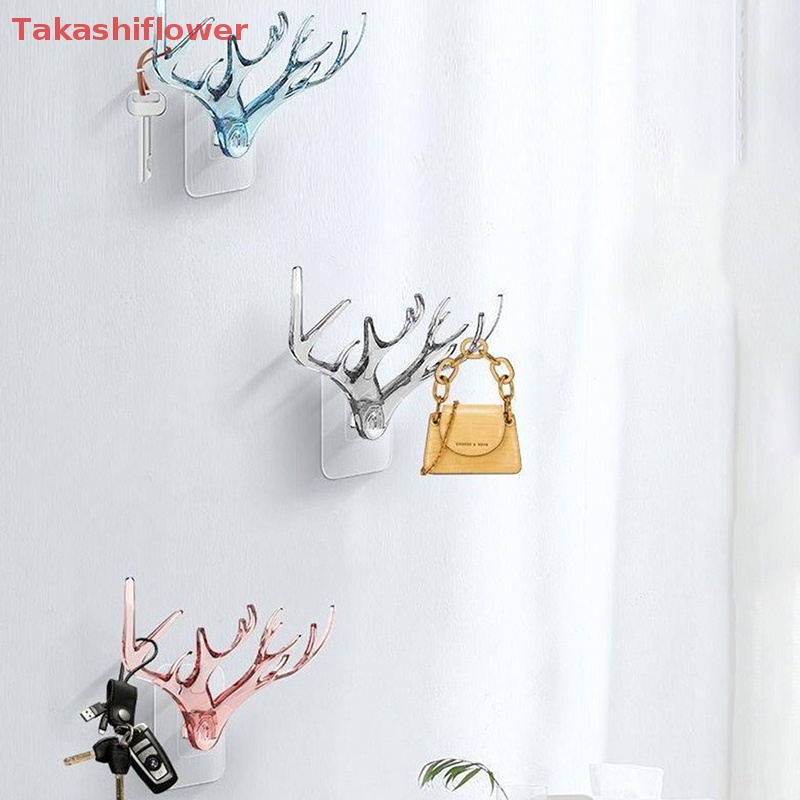 Giá Đỡ Treo Tường Hình Sừng Hươu Cho Quần Áo (Takashiflower)