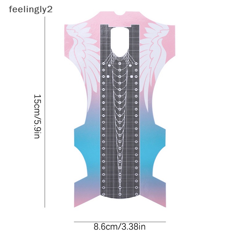 Bộ 100 Miếng Dán Định Hình Nối Dài Móng Tay Chuyên Nghiệp