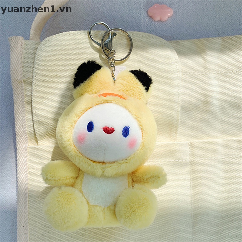 Móc Khóa Hình Thỏ Nhồi Bông Đáng Yêu