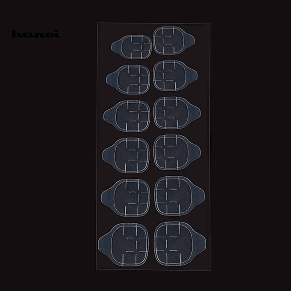 Set 120 Miếng Dán Móng Tay Giả Trong Suốt Hai Mặt Tiện Lợi