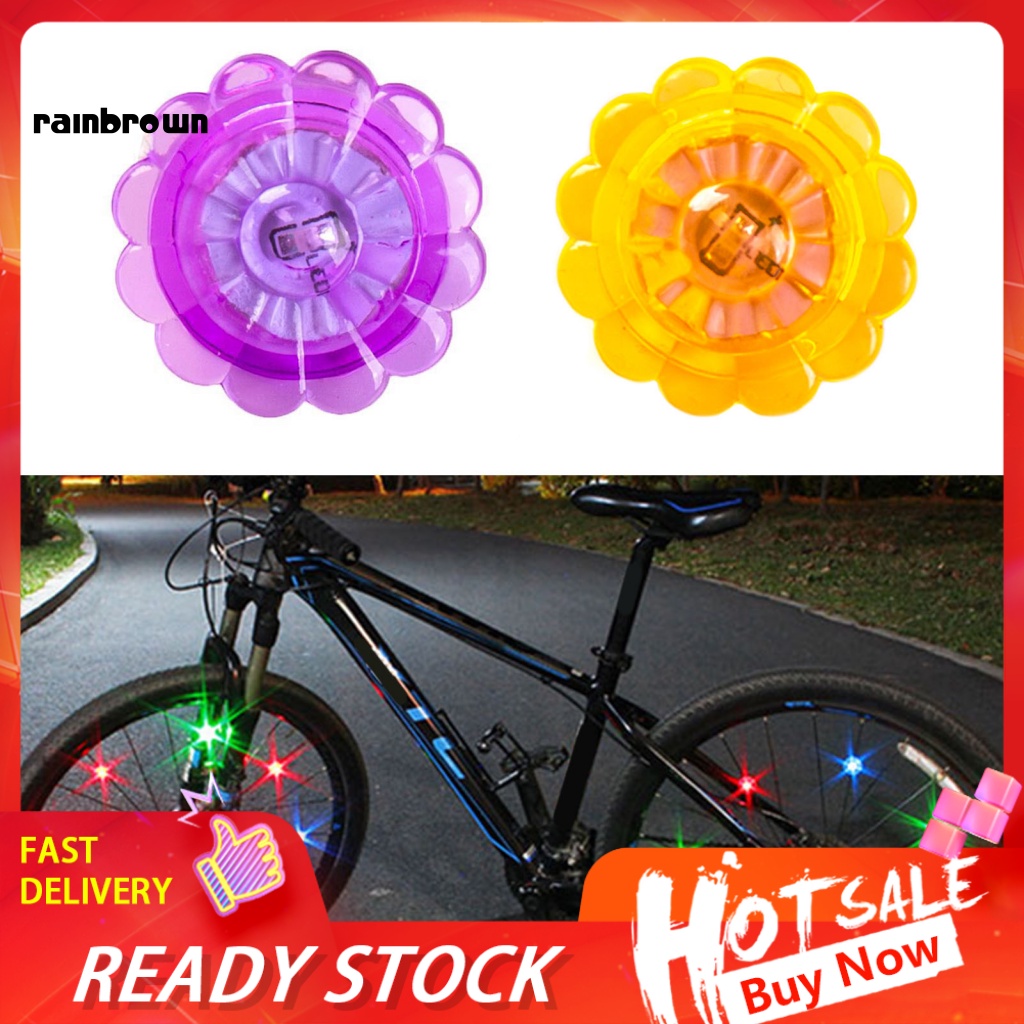 Đèn LED Cảnh Báo An Toàn Gắn Căm Xe Đạp Leo Núi