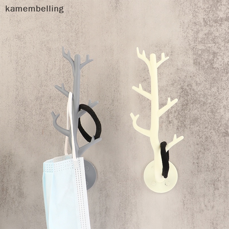 1 Móc Treo Đồ Gắn Tường Hình Cành Cây Phong Cách Nhật Bản