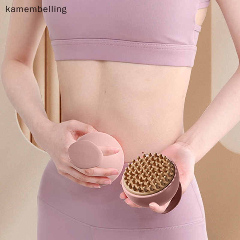 1 Bàn Chải Massage kamembelling Bằng Đá Meridian Giúp Giảm Mệt Mỏi
