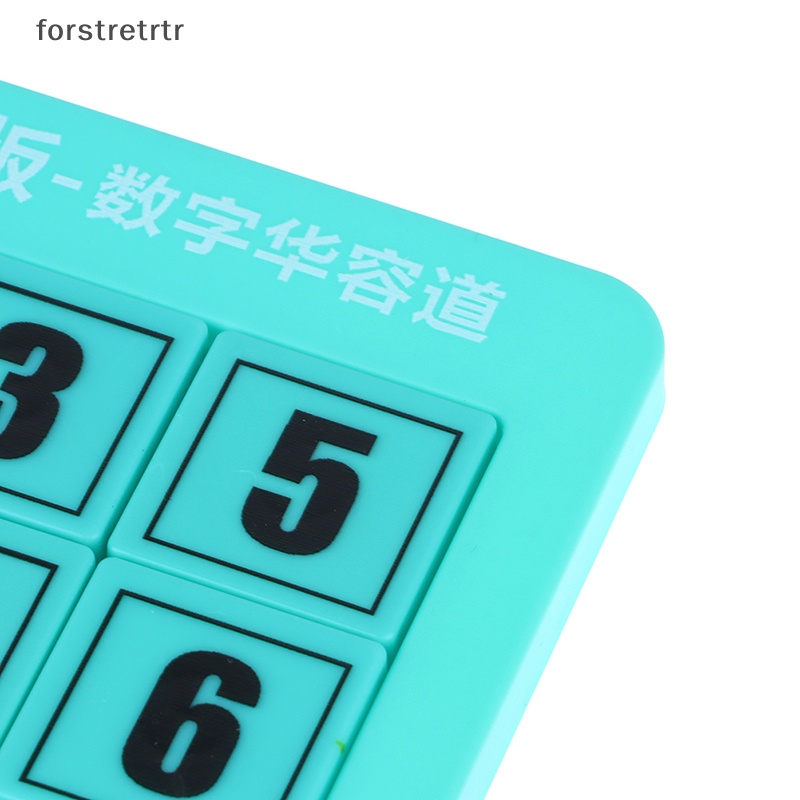 Forstretrtr Đồ Chơi Bảng Trượt Xếp Hình Số Huarong Road EN
