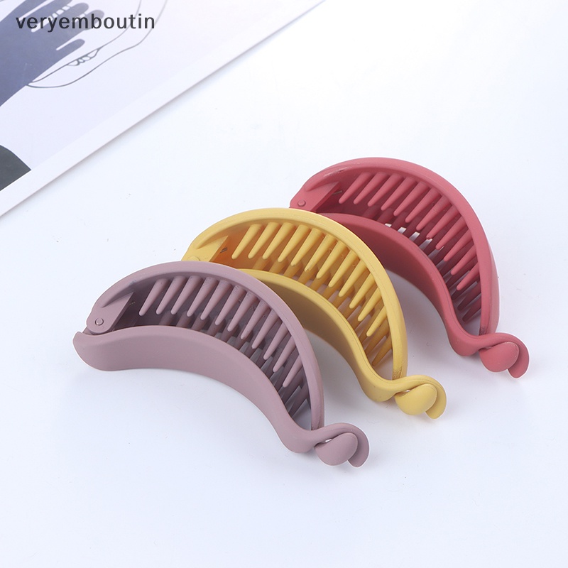 Kẹp Tóc Màu Kẹo Ngọt Hình Quả Chuối Dễ Thương Cho Nữ