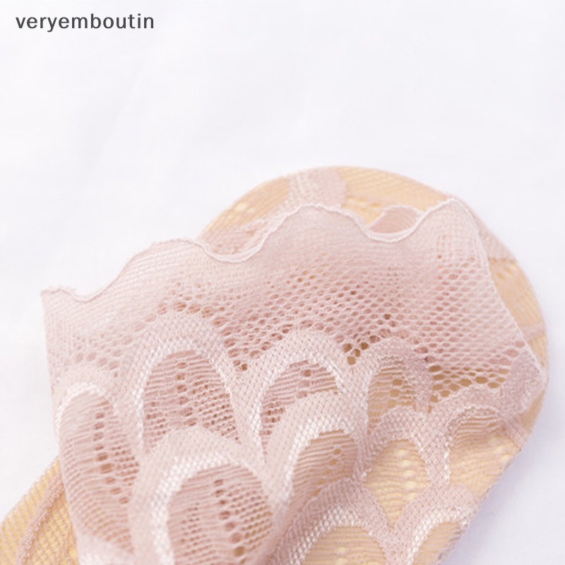 1 Đôi Tất Lưới Chống Trượt Thoáng Khí Cho Nữ