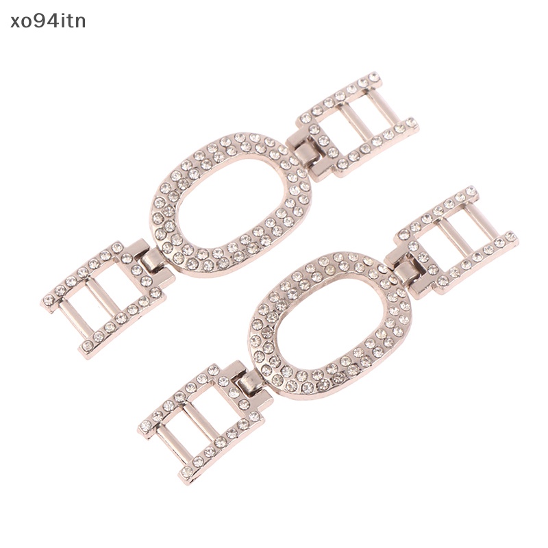 1 Cặp Phụ Kiện Kẹp Giày Cao Gót Đính Đá Cho Cô Dâu