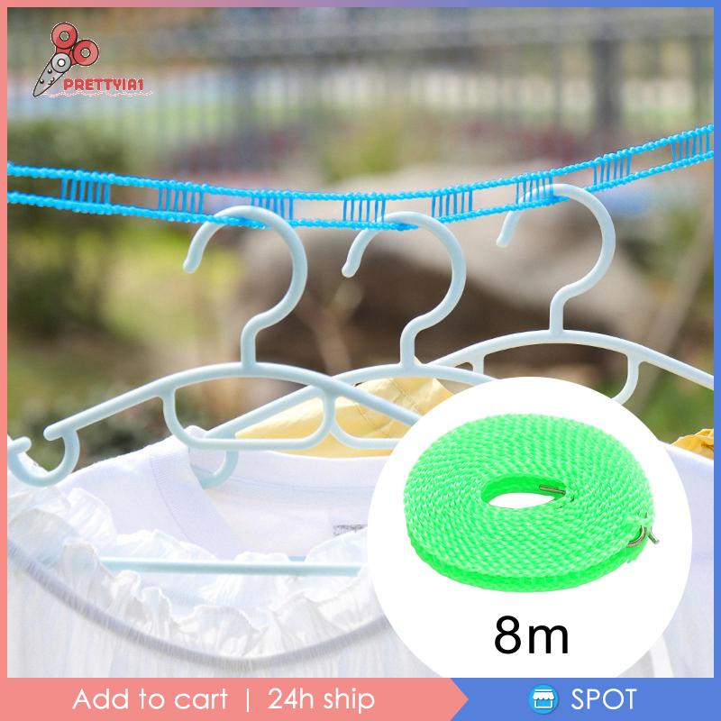 1 Dây Phơi Quần Áo Co Giãn Tiện Dụng Cho Cắm Trại / Sân Vườn RV