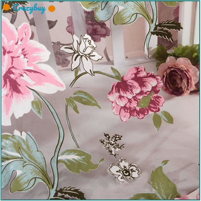 Cr 1 Rèm Cửa Sổ Thêu Họa Tiết Hạt Cườm Lỗ Thoáng Khí Trang Trí Phòng Khách / Phòng Ngủ