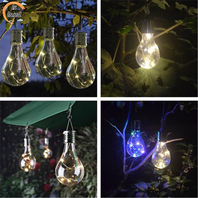 Bóng Đèn Led Treo Trang Trí Sân Vườn Sử Dụng Năng Lượng Mặt Trời 40mah