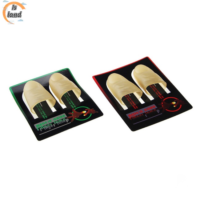 [IS] 1 Cặp Đèn LED Hình Ngón Tay Cái Sáng Tạo - Xanh Lam / Xanh Lá / Đỏ Để Trình Diễn Ảo Thuật