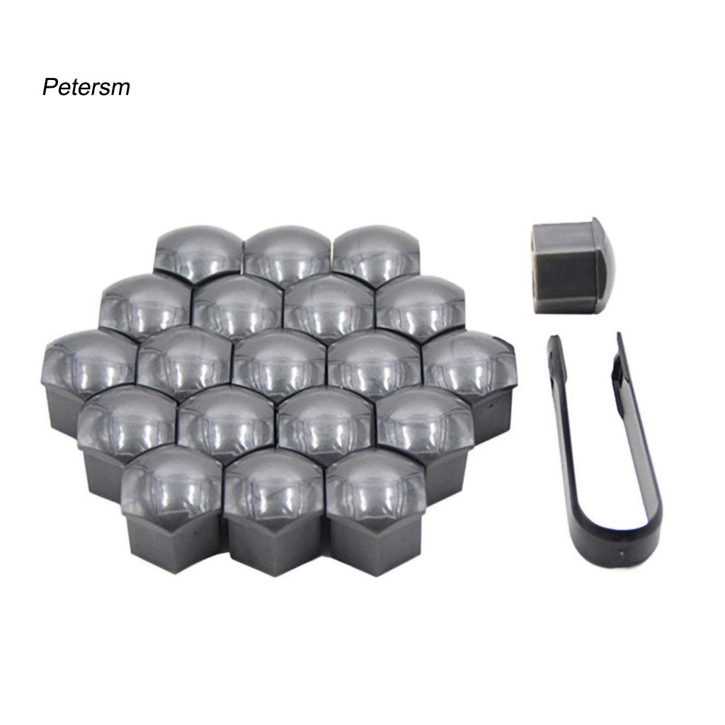 Bộ 20 Nắp Nhựa PP Bảo Vệ Ốc Vít Bánh Xe Hơi
