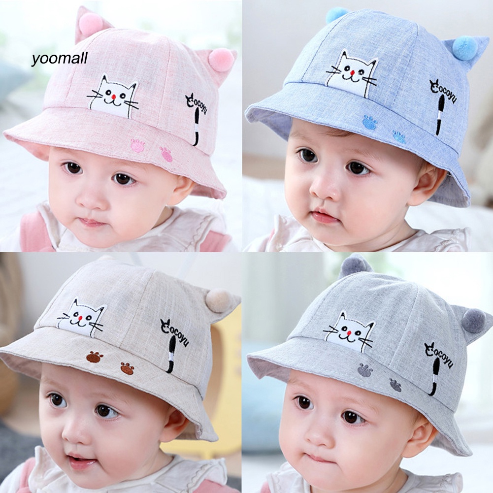 Mũ Lưỡi Trai Hình Dấu Chân Mèo Dễ Thương Cho Bé