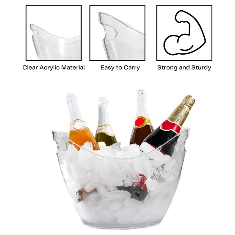 Xô Đá Uống Cocktail Cỡ Lớn Tiện Dụng Cho Tiệc Tùng