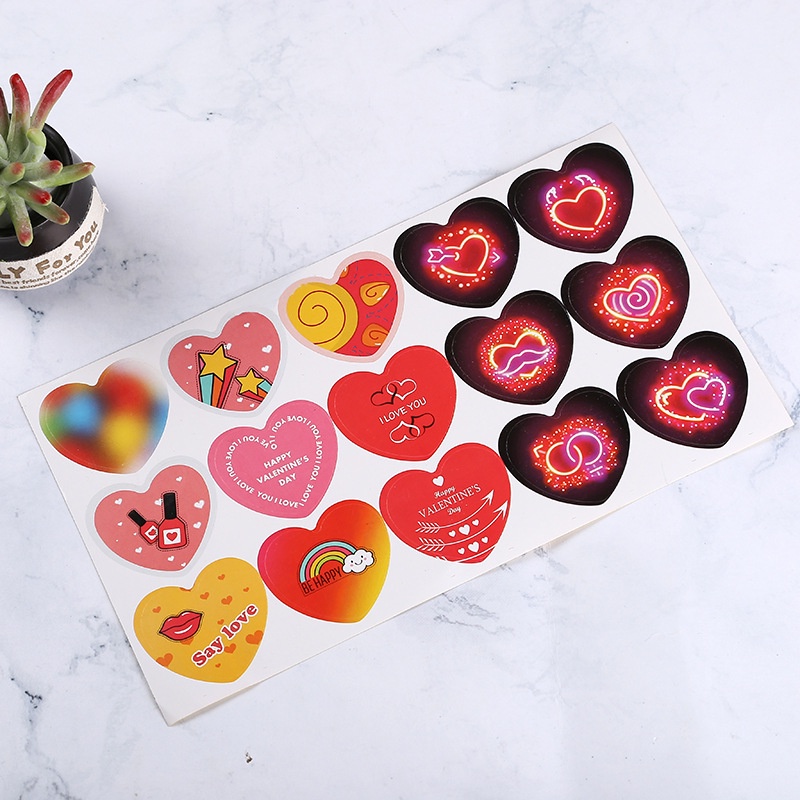 Set 15 Sticker Dán Trang Trí Xinh Xắn