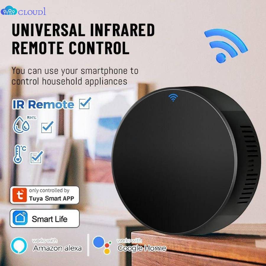 2023 Nâng Cấp IR Điều Khiển Từ Xa Bằng Giọng Nói Điều Khiển Tuya Phổ Mini Nhà Thông Minh Hồng Ngoại Wifi IR Alexa Google Nhà Tmall Genie Cloud1