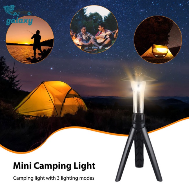 Galaxy Đèn Led Cob Đa Năng Siêu Nhẹ Tiện Dụng Mang Theo Du Lịch Cắm Trại