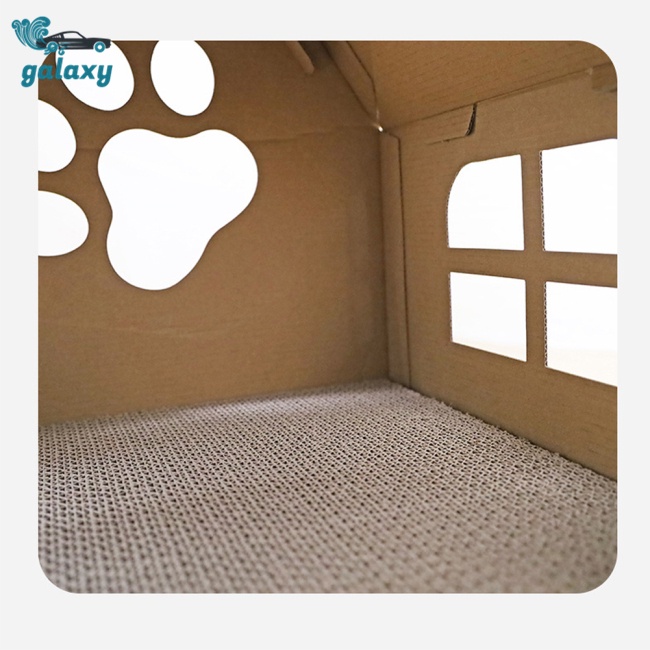 Galaxy Nhà Giấy Cào Móng Chống Mài Mòn Dành Cho Mèo