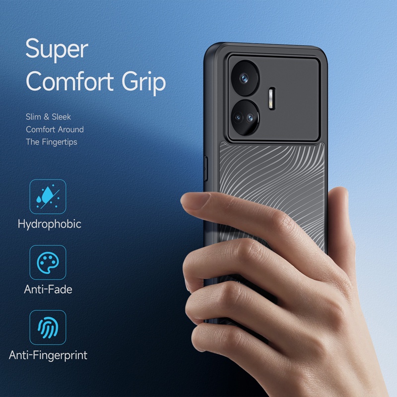 Ốp Điện Thoại TPU + PC Bề Mặt Nhám Chống Bám Vân Tay Cho Realme GT Neo5 SE