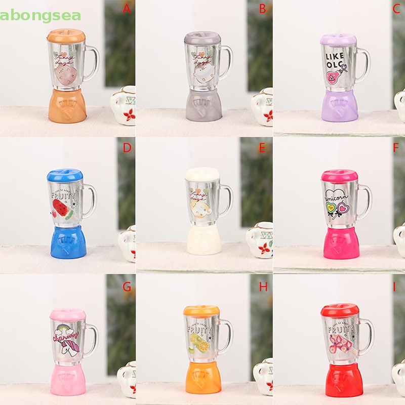 Abongsea Mô Hình Máy Ép Nước Trái Cây Tỉ Lệ 1: 12 Trang Trí Nhà Búp Bê