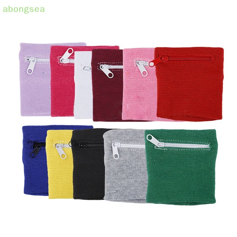 Abongsea Băng Đeo Cổ Tay Thoáng Khí Thấm Hút Mồ Hôi Khi Chạy Bộ / Đạp Xe Dành Cho Nam Và Nữ