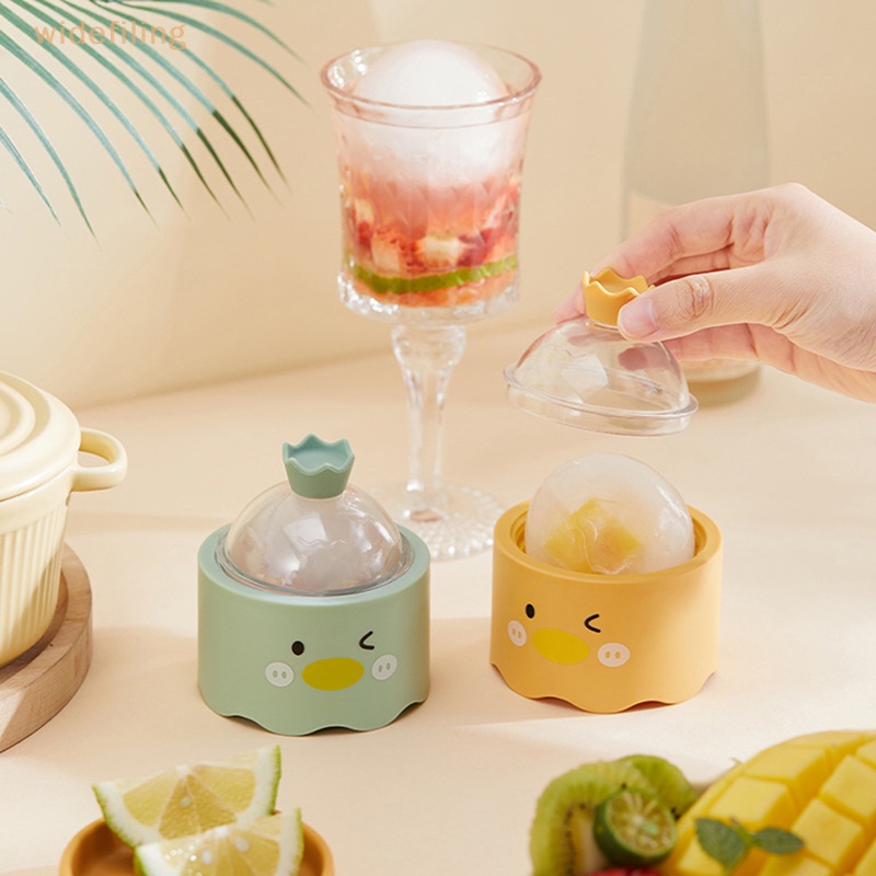 Khuôn Silicon Làm Đá Bi Tròn Dễ Thương Nhanh Chóng Tiện Dụng Cho Nhà Bếp