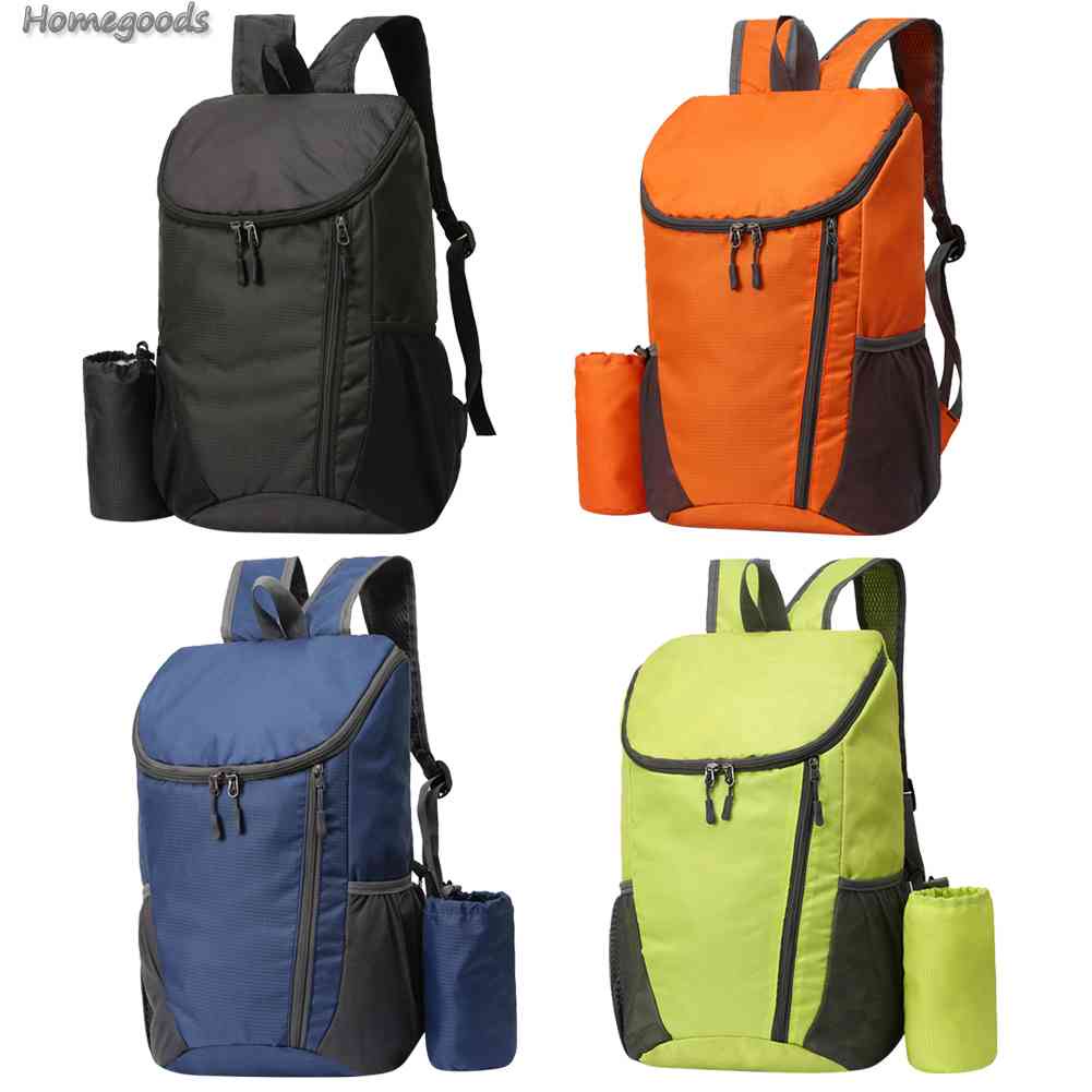 Ba Lô Leo Núi / Du Lịch Chất Nylon Chống Thấm Nước Có Thể Gấp Gọn Tiện Dụng