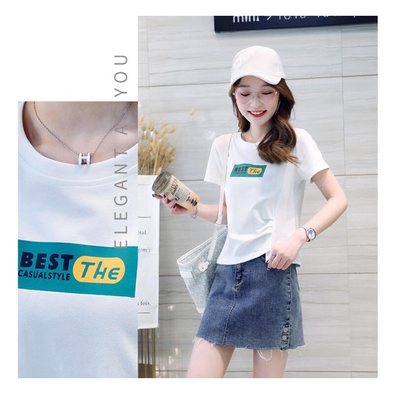 Áo Thun Cotton Trắng Ngắn Tay Dáng Ôm Phong Cách Châu Âu Thời Trang Mùa Hè Hàng Mới 2022 D2p4