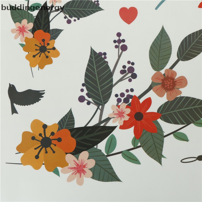 Miếng Dán Tường Hình Lồng Chim Và Hoa Nghệ Thuật Trang Trí Phòng Khách / Phòng Ngủ
