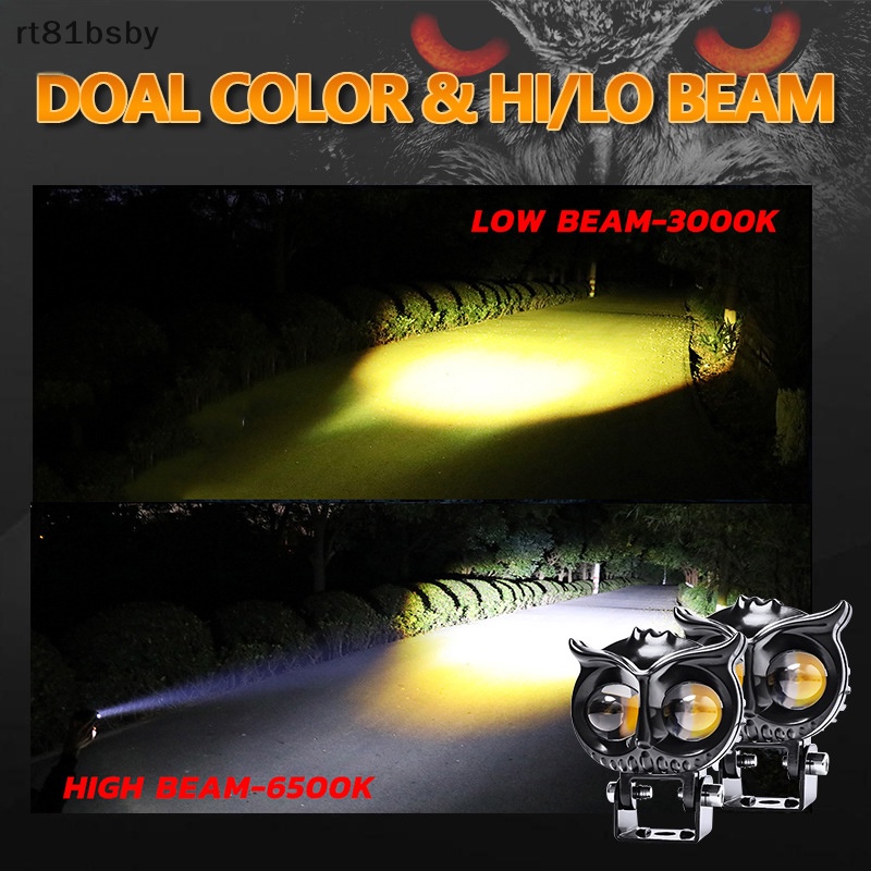 Đèn LED Hai Màu Ánh Sáng Trắng / Vàng Hình Cú Mèo Độc Đáo Trang Trí Nhà Cửa