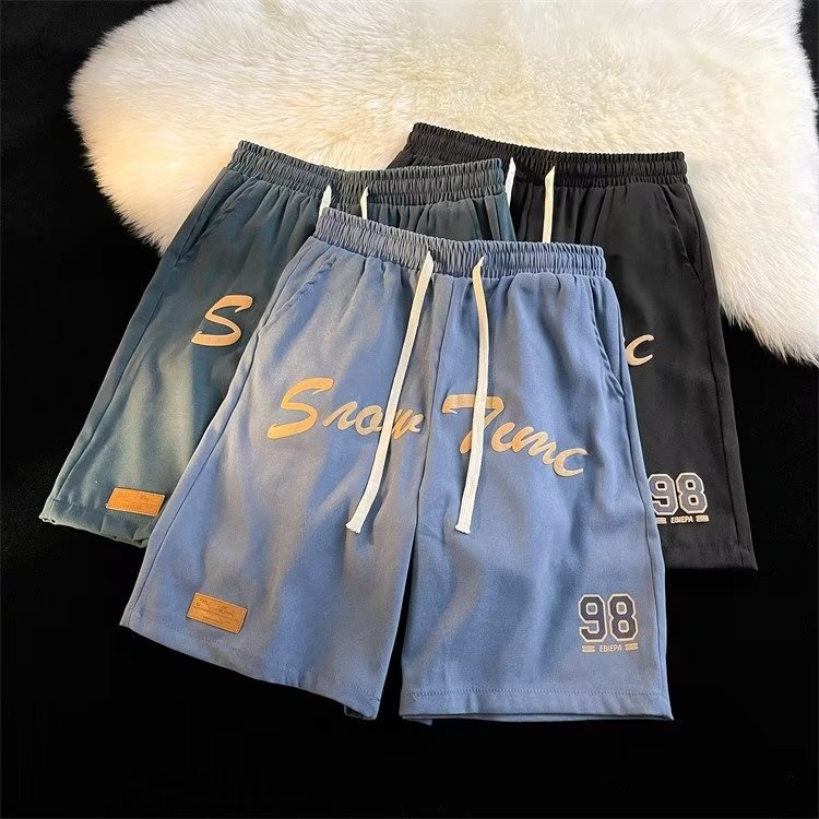 Quần ngắn ống rộng Phong Cách Đường Phố Mỹ Cá Tính Dành Cho Nam