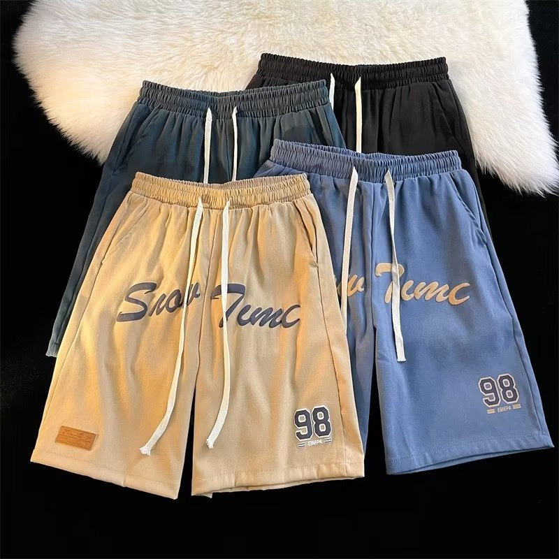 Quần ngắn ống rộng Phong Cách Đường Phố Mỹ Cá Tính Dành Cho Nam