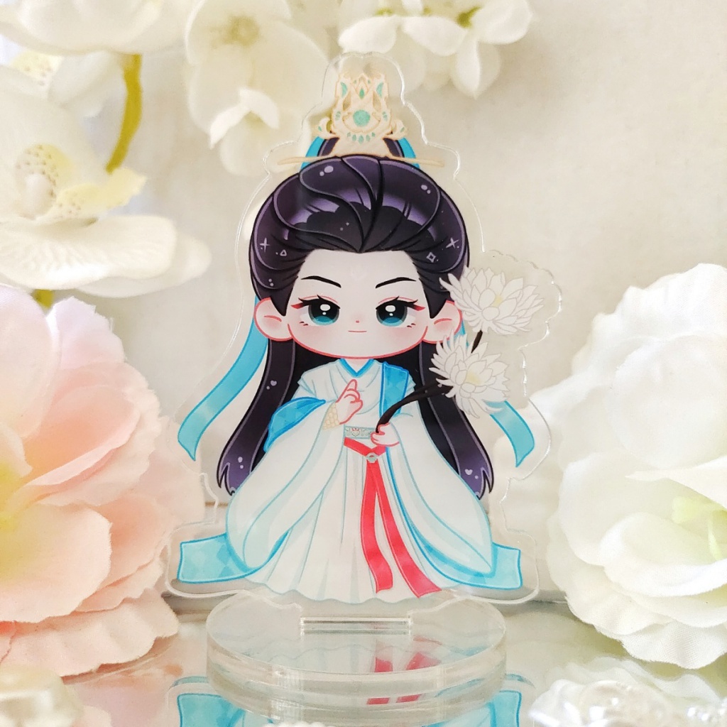 Hàng Mới Về Bán Chạy Thẻ Bài Hình Công Chúa Hươu Trắng Nagatsuki Mingming Merchandise Luo Yunxi Bằng Acrylic Chất Lượng Cao