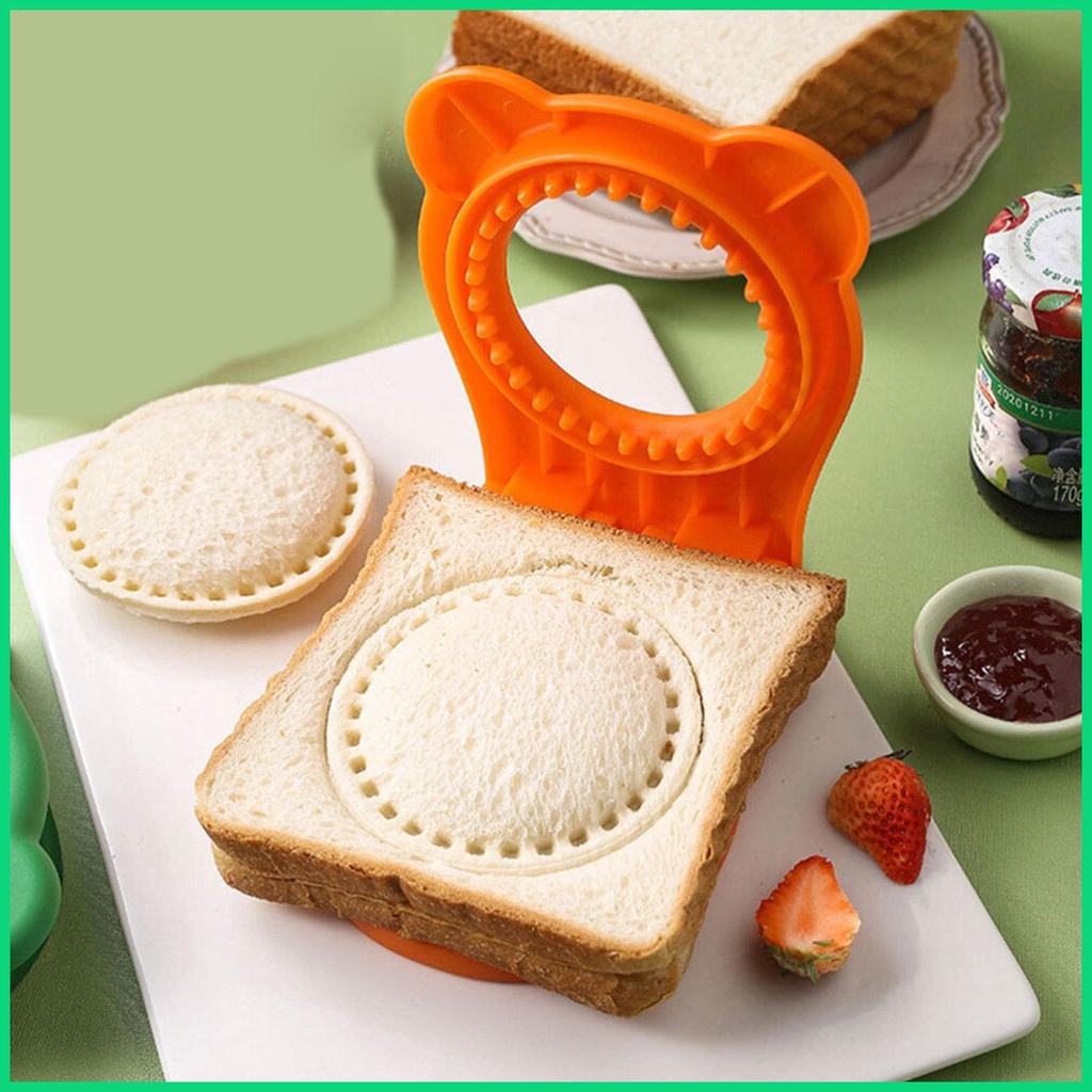 Khuôn Làm Bánh Sandwich Bằng Thép Không Gỉ DIY Cho Bé