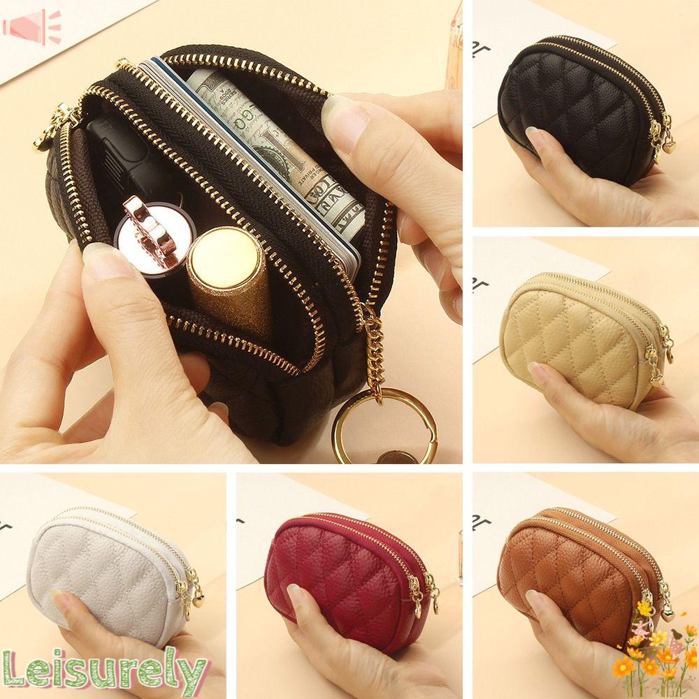 Ví Nhỏ Đựng Tiền Có Khóa Kéo Đôi Cho Nữ