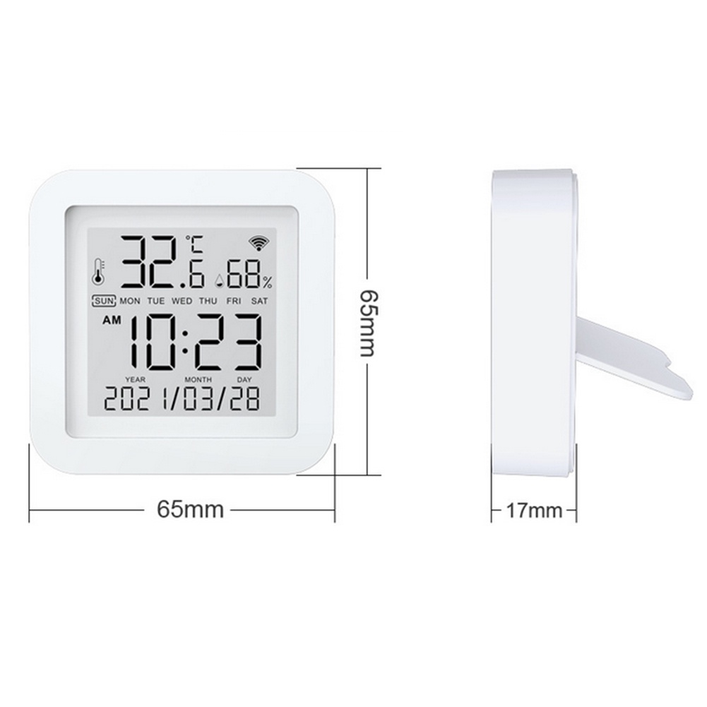Thiết Bị Cảm Biến Nhiệt Độ Và Độ Ẩm Kết Nối WIFI Màn Hình LCD