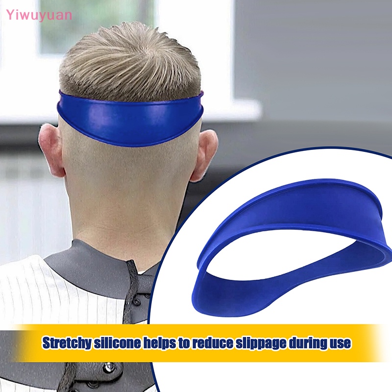 &lt; Yiwuyuan &gt; Dụng Cụ Tạo Kiểu Tóc Băng Đô Cong Bằng Silicon Dùng Tại Nhà / Cắt Tóc DIY